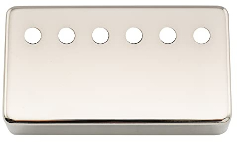 Musiclily Pro 52mm Gitarre Humbucker Kappen Pickup Covers Set Nickel | Neusilber Legierung, für Import E-Gitarre
