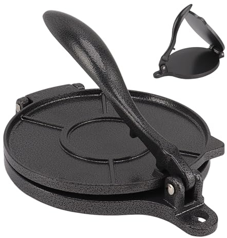 Pressa per Tortilla Messicana in Lega di Alluminio, Pressa Pieghevole per Tortilla Messicana Resistente, Pressa per Taco per la Preparazione di Tortini Pizza Tortillera Messicana