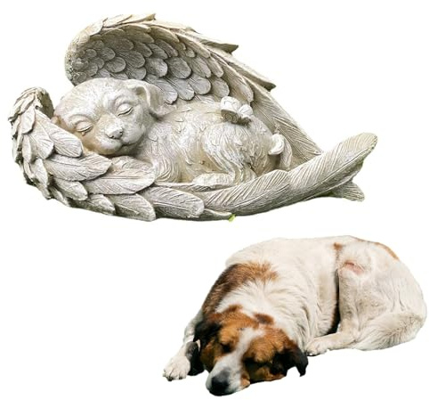 Hunde Engel Haustier Denkmal Grabstein Hund Personalisiert Gedenktafel FüR Grab Grabstein Katze FüR DraußEn Andenken Hund Pet Memorial Grabschmuck Engel Hundeengel Katze Gedenkstatue Erinnert