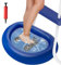 Pediluvio gonfiabile per piscina - pediluvio spa, PVC, pediluvio gonfiabile, pulizia piedi piscina, suola pulita, ghiaia, tappetino taglia erba, blu