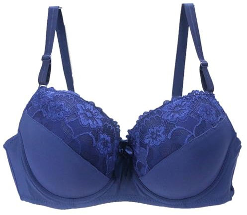 Sticky Bra 34 B Deals Underwear Women Sexy Lace Bra for Women Cups Without Steel Ring Lingerie Bras for Women Lace Splicing Embroidery Thin Plus Size Bra Women's Sexy F Stick Bra 34E Sale Clearance