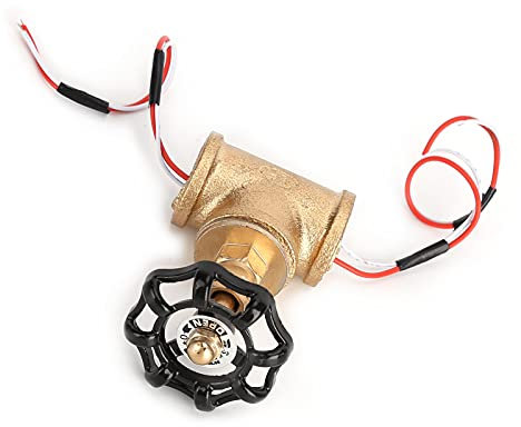 Interruptor de Luz Vintage Steampunk de 3/4 Pulgadas, Interruptor de Lámpara Negro Industrial Retro con Cable Rojo, Cable para Tienda en Casa