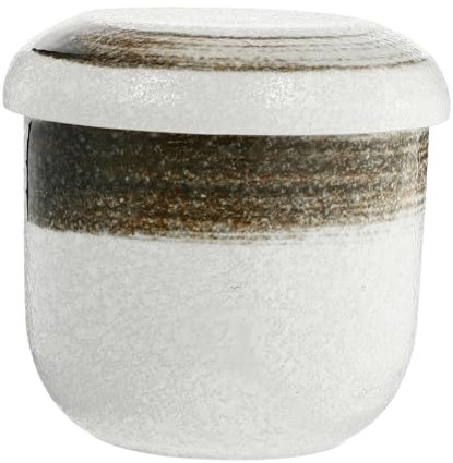 CIYODO Olla Cerámica Para Guisos Pequeña y Práctica Taza De Cocción Japonesa Para Estofados y Postres Utensilio Seguro Para Cocina Diaria