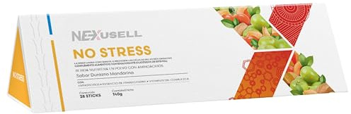 TÉ NO STRESS | Bebida Antiestrés con Aminoácidos, Ashwagandha, Limón, Magnesio y Vitaminas del Complejo B | Apoya la Relajación y el Enfoque Mental | Sin Somnolencia | 1 CAJA CON 28 STICK