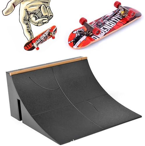 Gxdamxz Finger Skateboard, Set Mini Fingerboard Rampe, Attrezzature per Allenamento