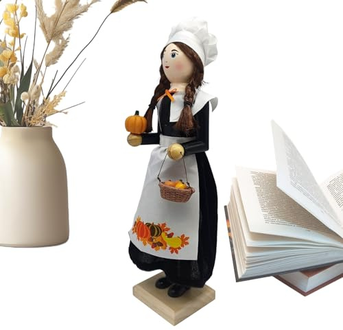 Générique Casse-Noisette Thanksgiving,Décorations d'automne Thanksgiving pour Figurines Casse-Noisette | Décorations De Noël pour Halloween Fête Récolte Salon Cuisine Cheminée