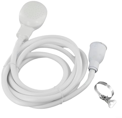 Shower Tap Attachment For Bath, Shower Head With 2 Meter Length Hose Set Detachable Spray for Bathroom Basin Single Tap Mixer Attachment(1pcs)