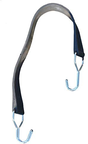 Abrollwerk 2er Set Gummispanngurte 520 mm mit 2 Haken, bis 720 mm