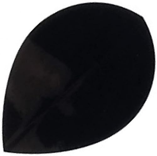 US Darts - 10 Sets (30 Flights) Ruthless Black Poly Pear Flights - 75 Micron
