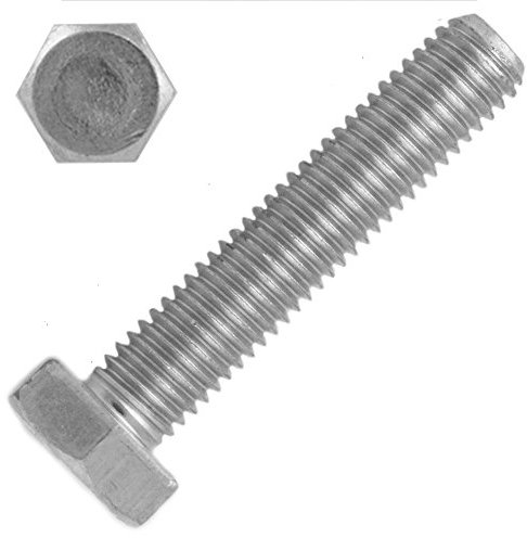 10 Stück Sechskantschrauben M10 X 40 DIN 933 Edelstahl A2