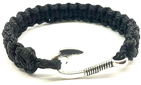 Hook-/Survival-Armband | Seemann-Style | Haken-Verschluss | Nylon-Seil | Paracord-Seil | Angler | Fischer