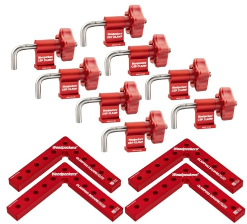 Serrage carré + 4 paires de pinces + 4 paires de serrage individuels plus