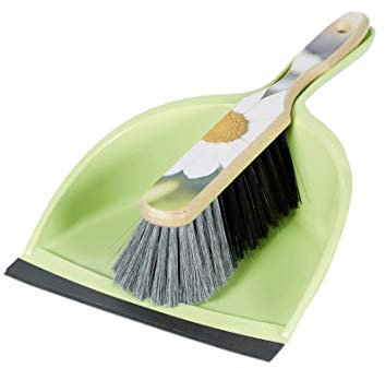 Rival D22617 Kehrgarnitur 'Classic Margerite' Holz, Polymex 22 x 34 cm, 2-teilig (1 Set)