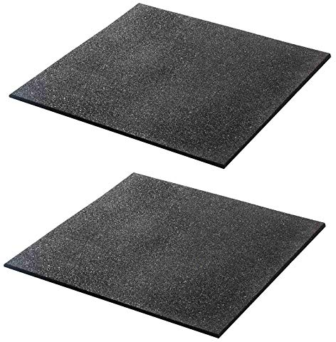 2er Set Antivibrationsmatte Waschmaschine 60x60x1cm Antirutschmatte Gummimatte Vibrationsdämpfer Antivibration Gummi Waschmaschinenunterlage