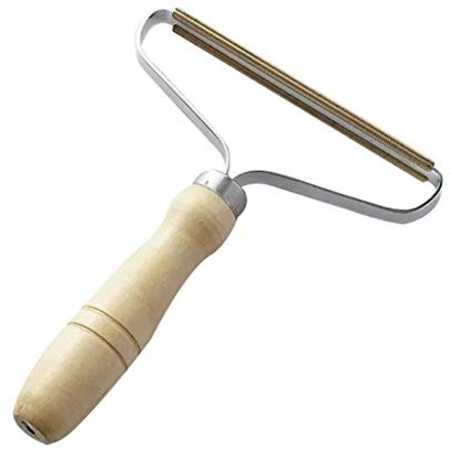 JGR SELECT Quitapelusas Manual Ropa, Lint Remover, Máquina De Afeitadora Manual Para Ropa Con Herramienta De Corte, Restaurar Ropa Removedor Portátil De Madera para Pelusa