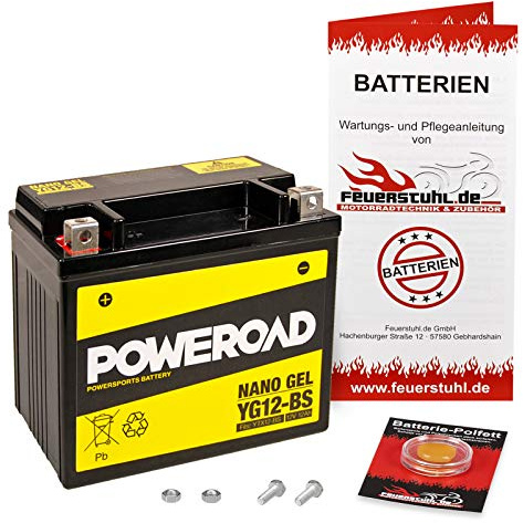 Gel-Batterie für Kawasaki VN 900 Classic (VN900B) wartungsfrei, einbaufertig, startklar, inkl. 7,50€ Pfand