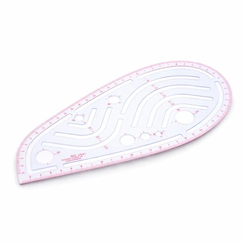 Giromanica Righello Metrico Francese Curva Righello da cucito Manica Giromanica Pesca Costume da sarto Strumento Patchwork Righello Righello su misura Modello Maker
