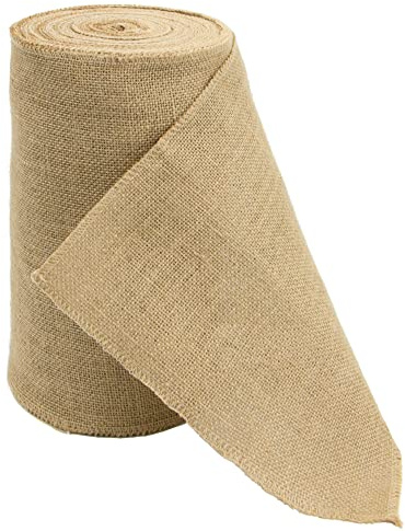 Time to Sparkle 30cmx20M Hessian Roll Table Runner (Jute)