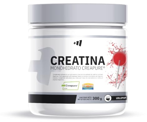 MM Supplements - Creapure® Créatine Monohydrate - Poudre - Sans Sucre - 300 g - Pot 3 Mois - Récupération Musculaire - Augmente la Masse Musculaire (Sucette)