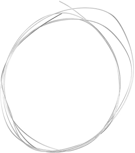 MERRYHAPY Sterlingsilber Schmuckdraht Dünner Silberfaden Zum Basteln DIY Schmuckherstellung Zubehör Für Armbänder Halsketten Ringe Eleganter Hautfreundlicher Schmuckdraht