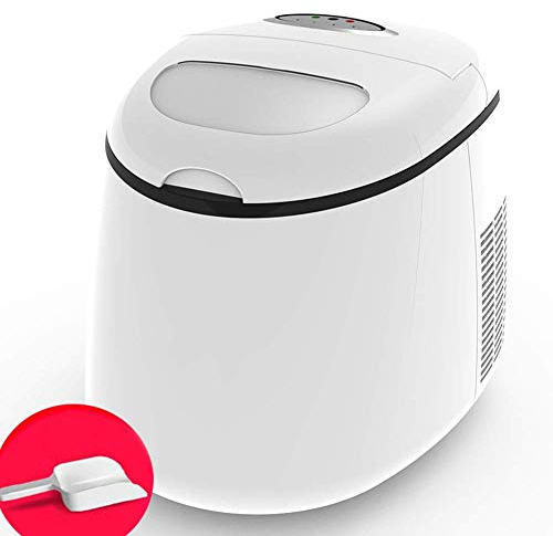 Ice Maker Machine Counter Top,Mini Ice Cube Maker Machine Electric,3 Sizes Ice Cubes Ready In 10 Minutes Ice Scoop Cup White