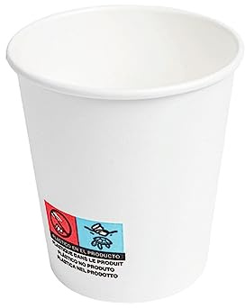 Générique 2500 Gobelets Carton Blanc 20 cl soit 7 oz pour boissons chaudes et froides - qualité professionnelle 200 ml