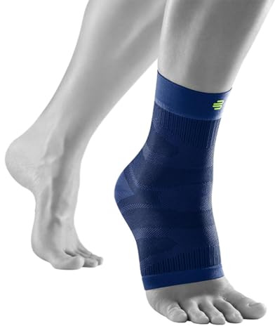 Bauerfeind Sleeve för din ankelled Sports Compression Ankle Support, 1 unisex ankelbandage med kompression, ankelskydd för löpning, fitness och bollsporter, bärbar höger och vänster