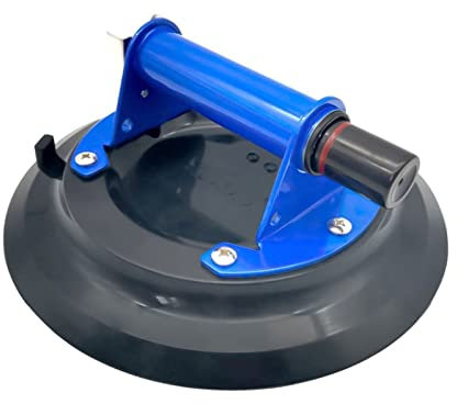 Colocador de juntas sin juntas, Taza de succión de salves al vacío de 10 pulgadas Taza de elevación de servicio pesado con mango de metal for el granito de mármol de cristal de la losa de piedra para