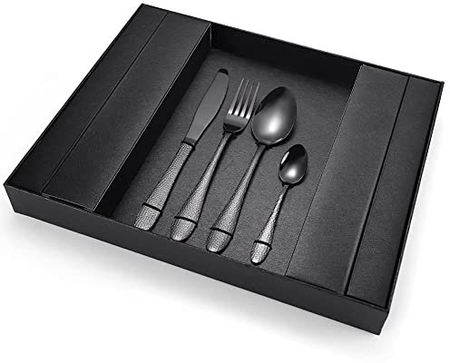 WDSOPK Ensemble D'Outils pour Fruits De Mer L'Ensemble D'Outils pour Fruits De Mer Comprend 1 Paire De Ciseaux À Fruits De Mer, 1 Casse-Croûte À Fruits De Mer, 2 Fourchettes/Pic(Black)