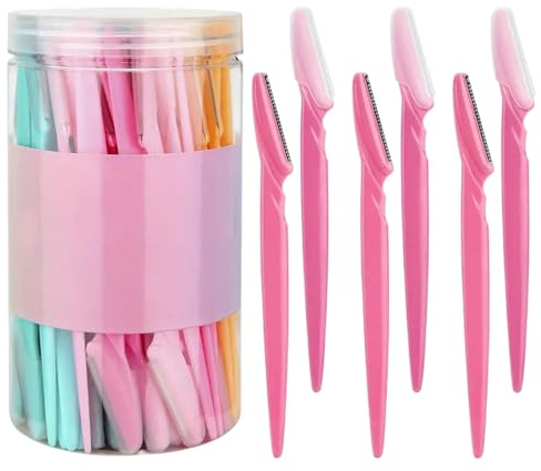 Kit Rifinitore Sopracciglia Rasoio Manuale Portatile Dermaplaner Facciale | Tagliasopracciglia Rasoio Con Copertura Protettiva Per Uomo Donna Cura Barba Depilazione