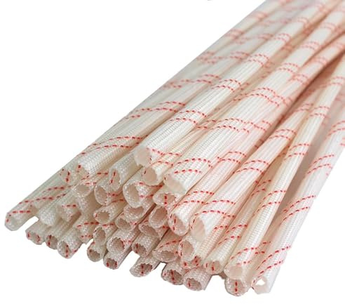 Guaina In Fibra Di Vetro Morbida Intrecciata Da 5 M (Φ1 Mm-20 Mm) - Resistente Al Calore, Flessibile E Resistente Agli Agenti Chimici, Ideale For La Gestione Dei Cavi/elettronica(16mm)