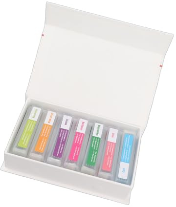 Pissente 35er-Pack Vorbereitete Mikroskop-Präparate mit Proben für Kinder, Biologisches Probenset für Naturwissenschaftliche Bildung, Glasproben
