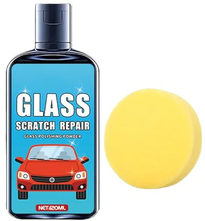 Windschutzscheibe Kratzer Entferner, 120ml Fenster Kratzer Reparatur, Auto Politur, Für Garage Auto LKW Haushalt Tägliches Pendeln Reisen Detailing SUV