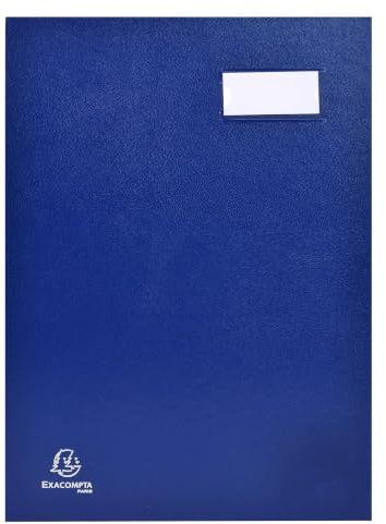 Exacompta 24245E Unterschriftsmappe 24x32 cm dehnbarer Faltenrücken 24 Fächer 1 Stück blau