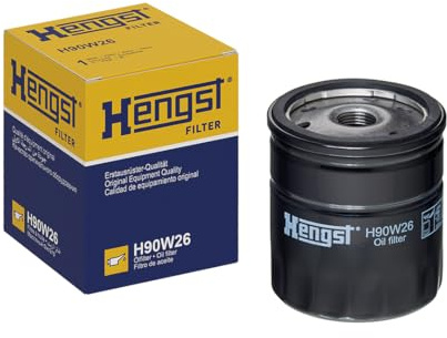 HENGST - Ölfilter H90W26 - Öl-Anschraubfilter für KFZ | Hochwertiger Motorölfilter für KFZ mit Otto- oder Dieselmotor - Robuster Ölfilter mit hoher Schmutzaufnahmefähigkeit