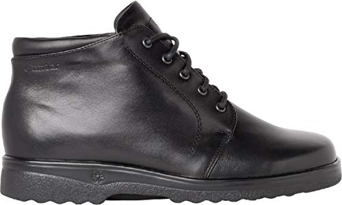Ganter ERIC STIEFEL bred H herr kort skaft stövlar, Svart 0100, 45 EU bred