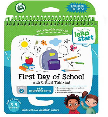 LeapFrog LeapStart First Day of School and Critical Thinking Book