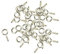 50 pcs Schraube Haken Sortiment Schraubhaken Ösenhaken Deckenhaken Hakenschrauben Winkelhaken
