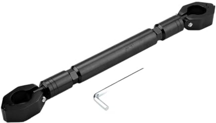 Motorrad-Balance-Stange, Motorrad-Griffhalterung aus Aluminiumlegierung, Balance für Cross-Bar, Lenker, Motorradzubehör (schwarz)