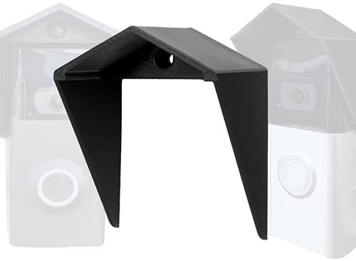 RingDoorbell Rain Cover For 1st and 2nd Generation, Doorbell 2, 3, 3+ Plus, 4, Eufy 2K, Bellview & More Slim Design, Weather Shield