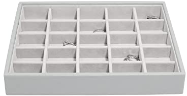 Stackers Pebble Grey Classic Medium Jewellery Box Trinkets Layer