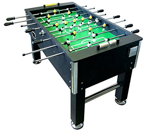 Simba Srl Mesa FUTBOLIN Madera Color Negro 60 kg 140 cm x 77 cm Robusto Y Resistente