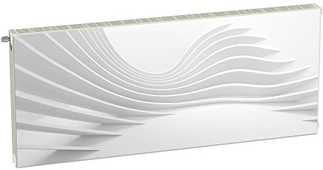Magnet Heizkörperverkleidung Heizkörperabdeckung Grau Abstrakt 140x60 cm Heizung Abdeckung Verkleidung Magnetische Abdeckmatte Kühlschrank aus Einem Flexiblen Magneten Digitaler Aufdruck
