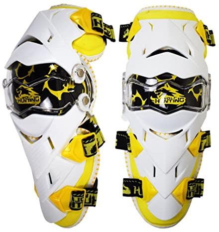Hcclijo Rodilleras de Motocross Protector de Rodilleras de Motocross ATV Sports Motor-Racing Guard Seguridad Rodilleras solo Rodilleras A2 M