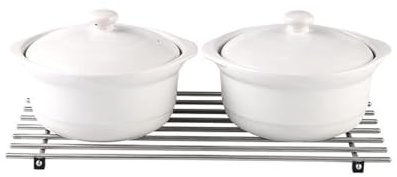 Large Heat Resistant Stainless Steel Trivet Pot Pan Stand Rack 50x28 cm, Dinning Table Trivets for Hot Dishes, Bowls, Utensils, Wood Stove Trivet Runner, Kitchen Counter Top Pot Holder, Worktop Saver