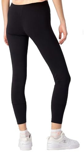Champion Damen Athletic C-Sport W Cotton Lycra Trainingshose, Schwarz, S