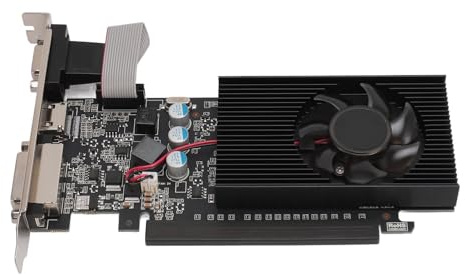 1GB DDR3 Graphics Card, 1000MHZ Core Frequency, 810MHZ Memory Frequency, Gaming Graphics Card with Cooling Fan for Efficient and Quiet