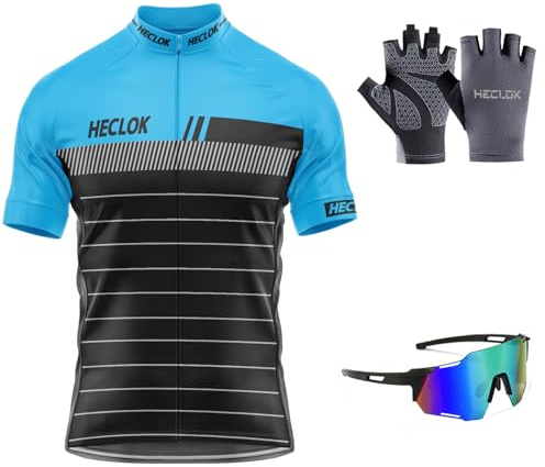 Herren Radtrikot Kurzarm Radtrikot Radsport-Shirt Atmungsaktive Cycling Jersey für Radsport Outdoor Sport,Fahrradbekleidung Fahrrad Trikot T Shirt für Männer (3XL,TYP-4)