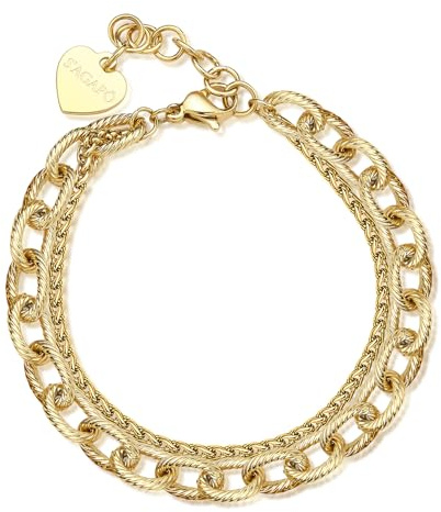S'Agapõ Bracciale Donna in Acciaio | Collezione Chunky - SHK66