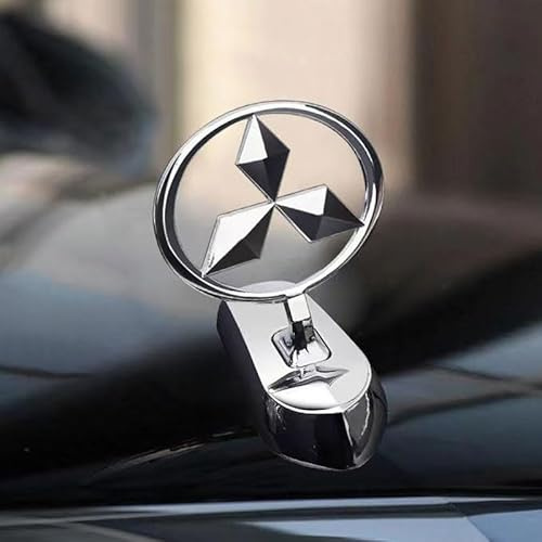 KDKDJ Auto Emblem für Mitsubishi Pajero 2015-2018, Abzeichen Logo Aufkleber 3D Badge Embleme für Kühlergrill Motorhaube und Kofferraum Heckklappe Buchstaben Abziehbilder Auto Zubehör,X